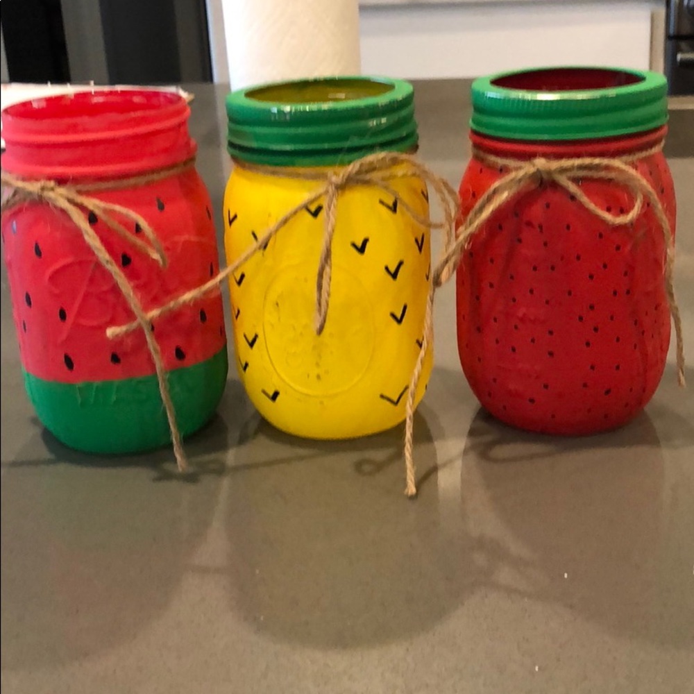 Set of 3 mason jars